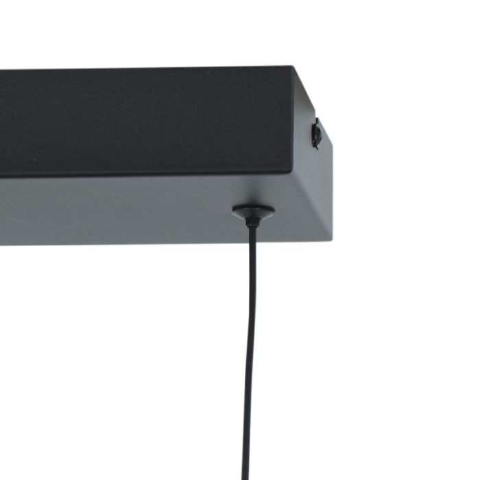 Moderne hanglamp zwart, Iwan, 18W, 3000K LED
