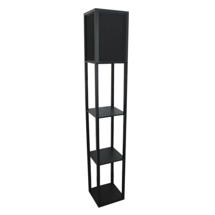 Moderne vloerlamp zwart, Izabel, met schakelaar