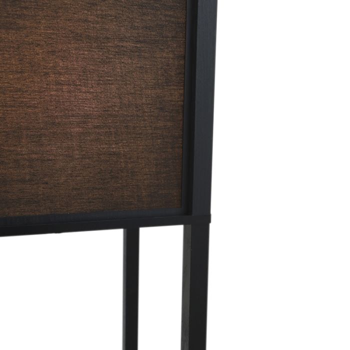 Moderne vloerlamp zwart, Izabel, met schakelaar