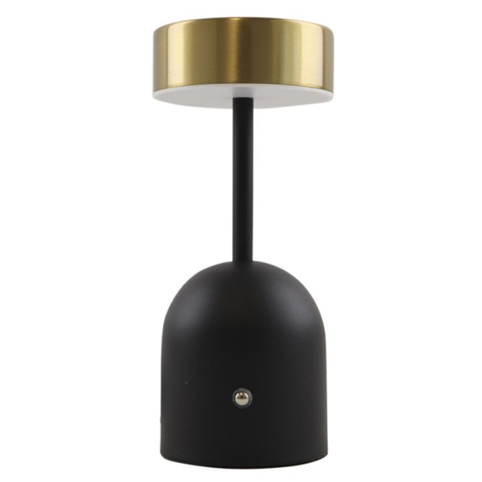 Moderne tafellamp messing, Isabel, 3W, 3000K LED, met schakelaar