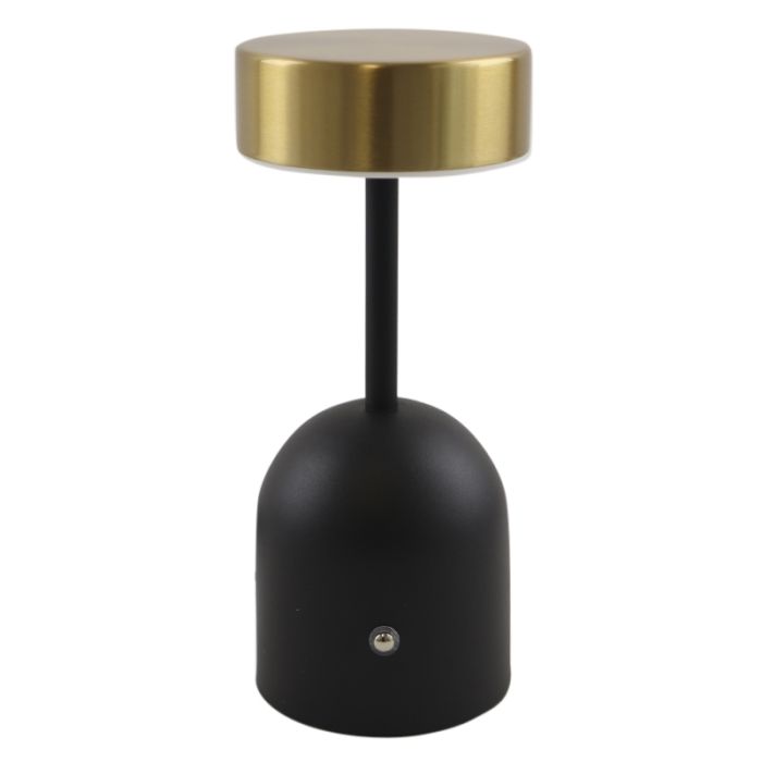 Moderne tafellamp messing, Isabel, 3W, 3000K LED, met schakelaar