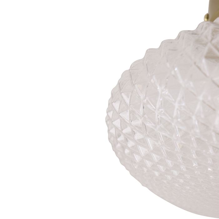 Retro plafondlamp messing, Valesca