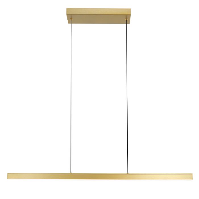 Moderne hanglamp messing, Iwan, 18W, 2700K LED