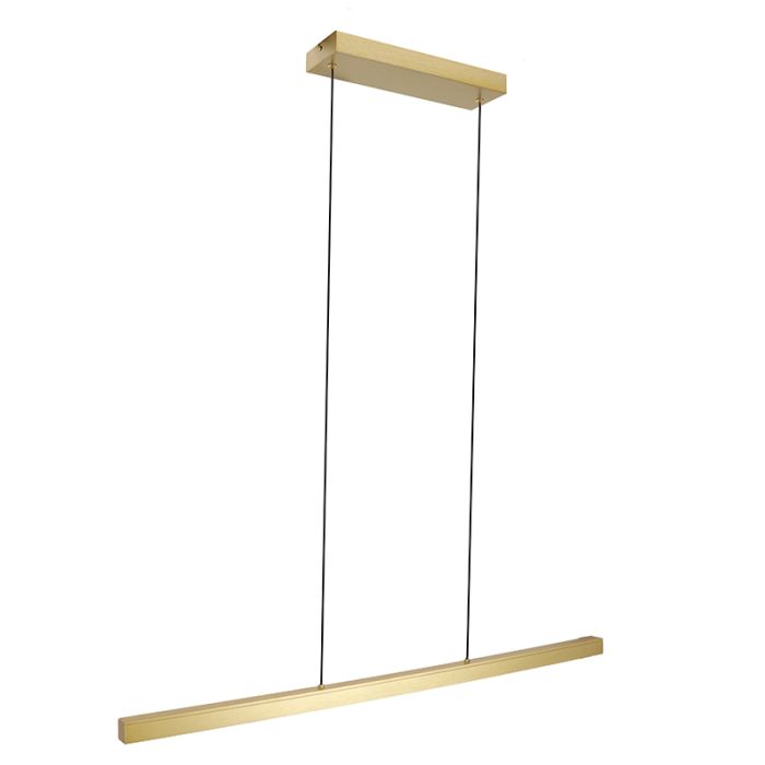 Moderne hanglamp messing, Iwan, 18W, 2700K LED