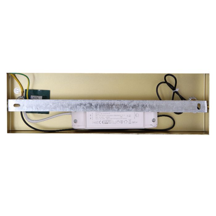 Moderne hanglamp messing, Iwan, 18W, 2700K LED