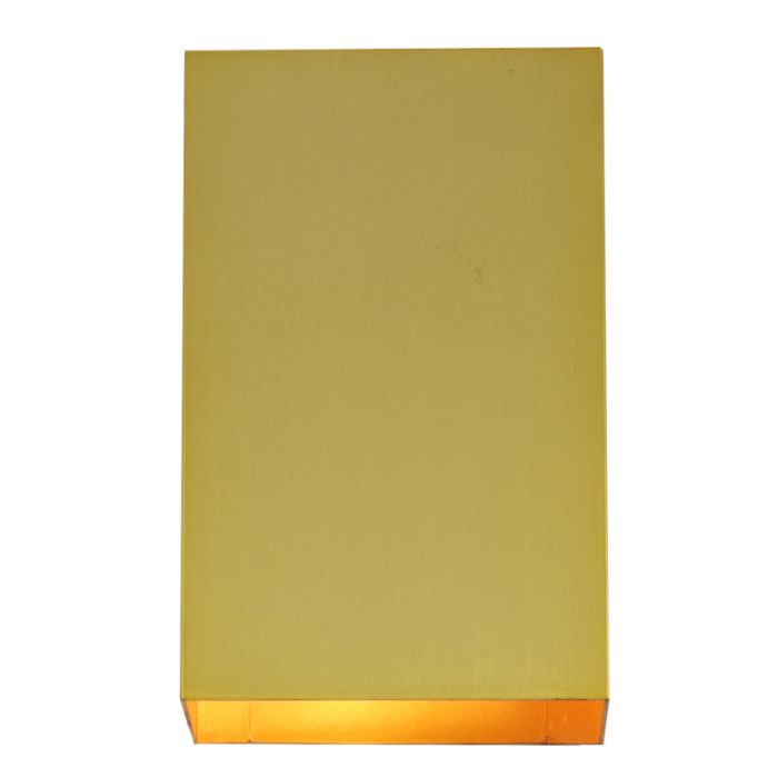 Moderne wandlamp messing, Perry
