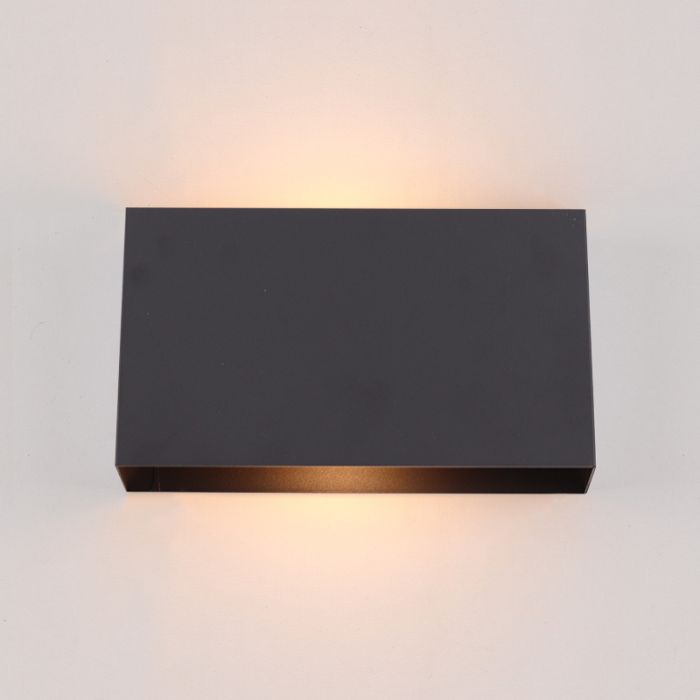 Moderne wandlamp zwart, Perry