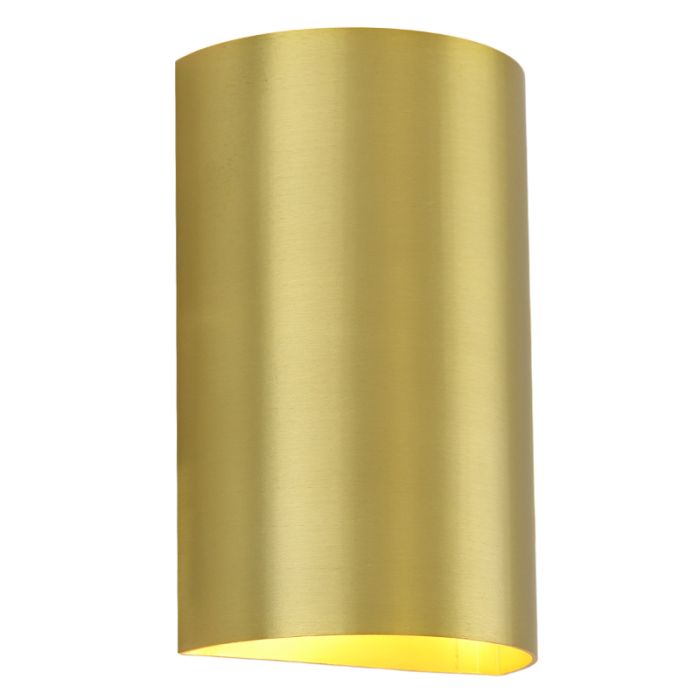 Moderne wandlamp messing, Perry