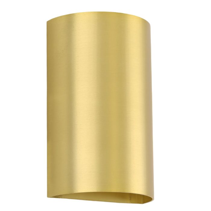 Moderne wandlamp messing, Perry