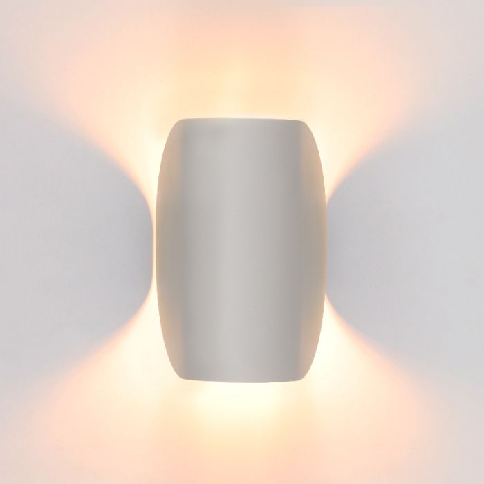 Moderne wandlamp wit, Salomon