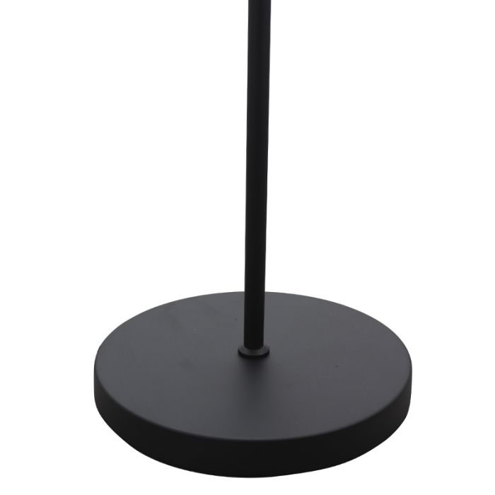 Moderne vloerlamp zwart, Steve, met schakelaar