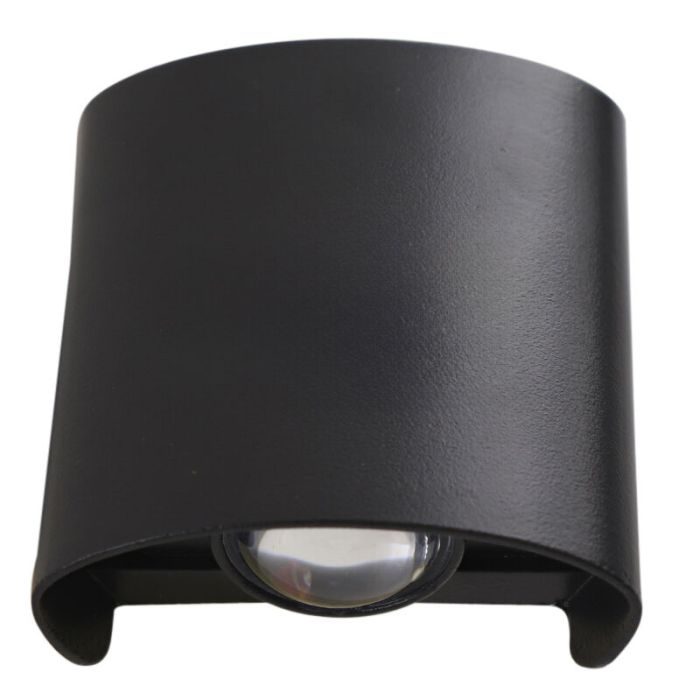 Aluminium buitenlamp zwart, Marcio, 2W, 3000K LED, IP54