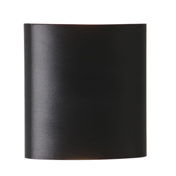 Aluminium buitenlamp zwart, Marcio, 2W, 3000K LED, IP54
