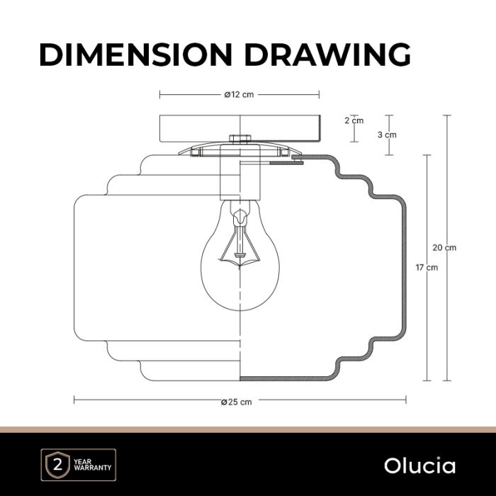 Design plafonnière grijs, Maret