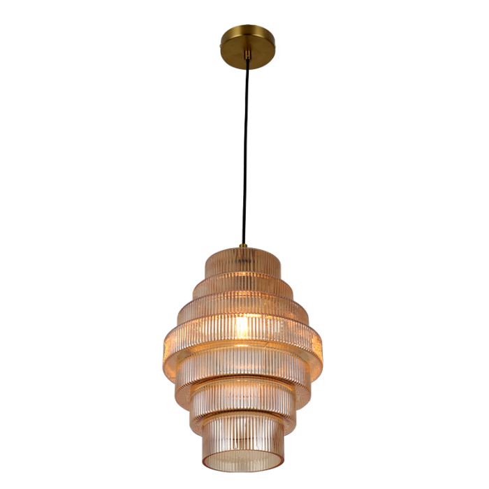 Retro hanglamp amber, Paris