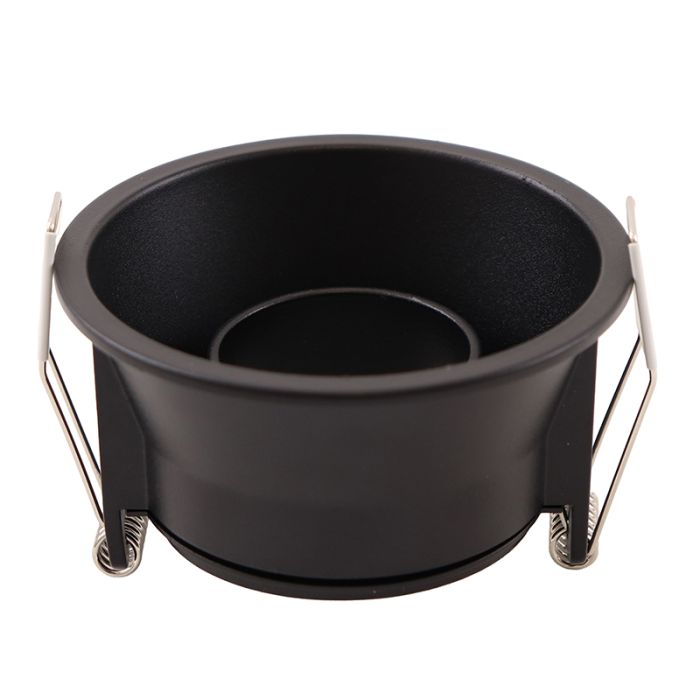 Moderne inbouwspot zwart, Timothy