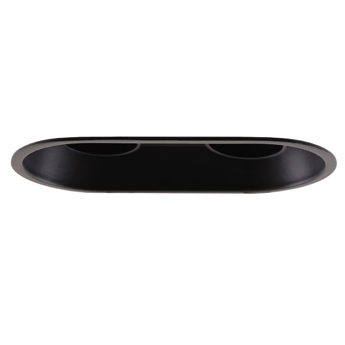 Moderne inbouwspot zwart, Timothy