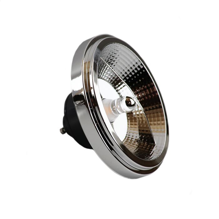 Dimbare GU10 (AR111) LED lamp grijs, 12W, 2700K