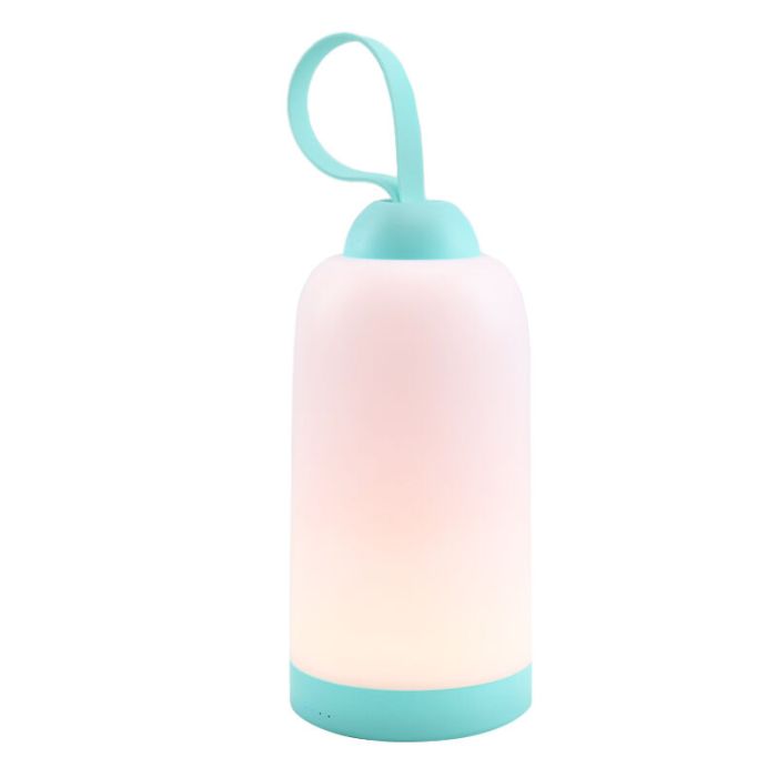 Blauwe nachtlamp Esper, kunststof, 3w, 3000K LED