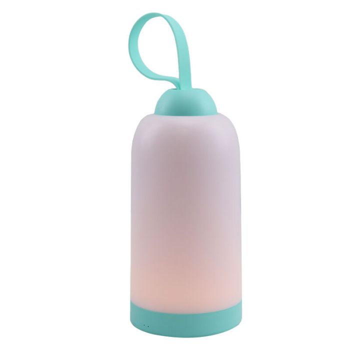 Blauwe nachtlamp Esper, kunststof, 3w, 3000K LED