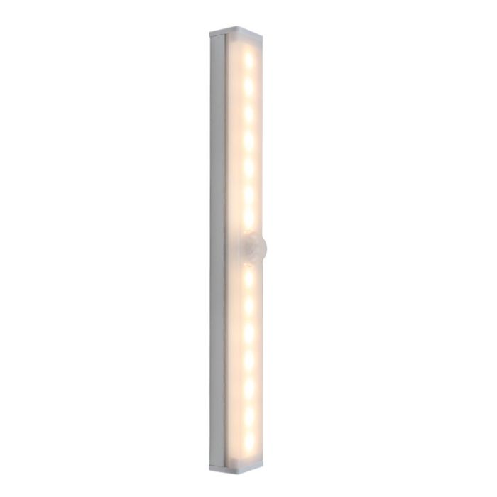 Oplaadbaar kastlampje met sensor, warm wit, met plakstrip