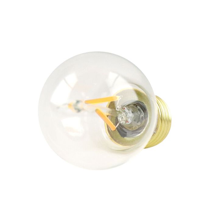 E27 LED lamp Sjors, IP44 (waterbestendig), 1,5 Watt, 2100K (Extra sfeervol wit)