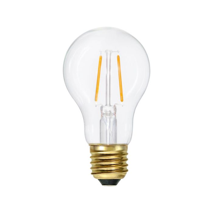 E27 LED lamp Sebas, IP44 (waterbestendig), 1,6 Watt, 2100K (Extra sfeervol wit)