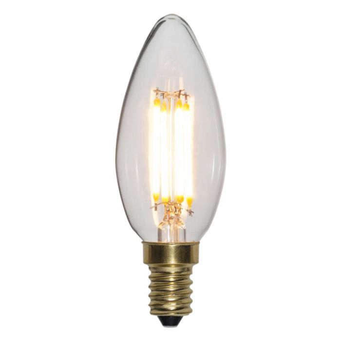 3 staps dimbare E14 kaarslamp, 4w extra sfeervol wit