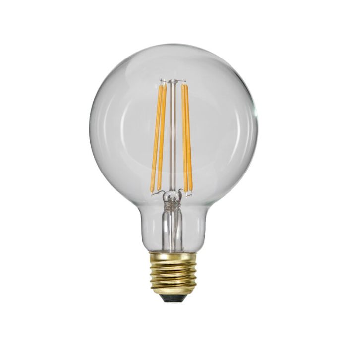 3 staps dimbare E27 filament grote bol G95, 6w extra sfeervol wit