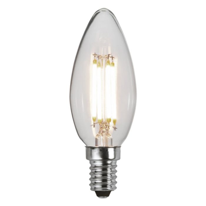3 staps dimbare E14 kaarslamp, 4w warm wit (3000k)