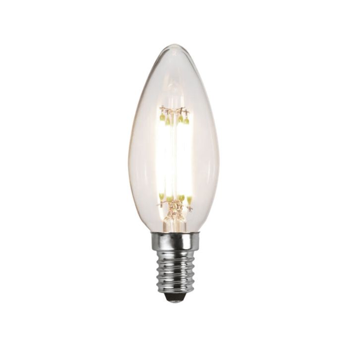 3 staps dimbare E14 kaarslamp, 4w warm wit (3000k)