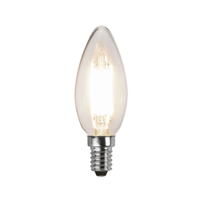 3 staps dimbare E14 kaarslamp, 4w warm wit (3000k)
