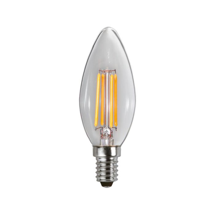 3 staps dimbare E14 kaarslamp, 4w warm wit (3000k)