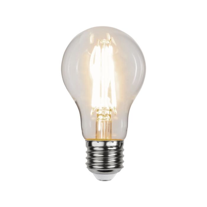 3 staps dimbare filament E27 A60, 6,5w warm wit (3000k)