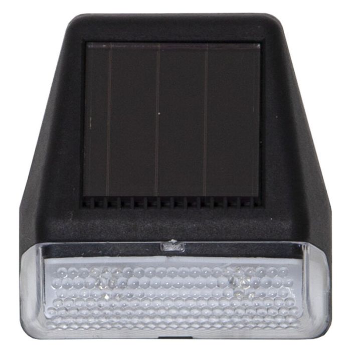 3-pak solar wandlampen Ammar, zwart, met schemersensor