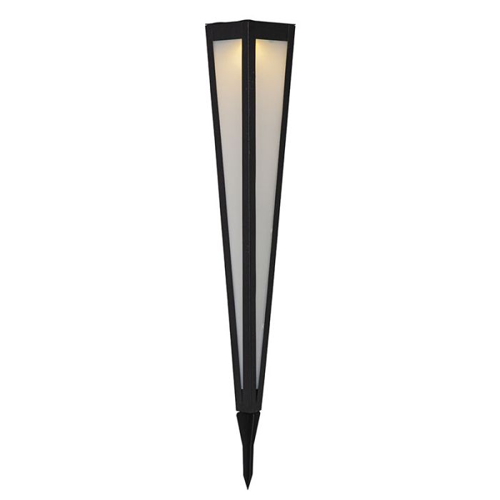 Metalen solar prikspots zwart, Adrena, 0,03W, 3000K LED, IP44