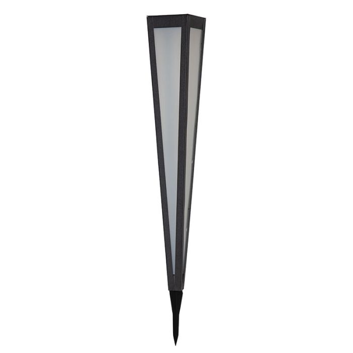 Metalen solar prikspots zwart, Adrena, 0,03W, 3000K LED, IP44