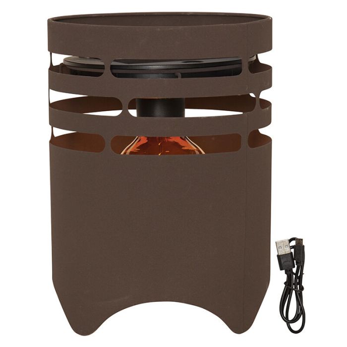 Ronde solar lantaarn Aidan, zwart, 25 cm breed