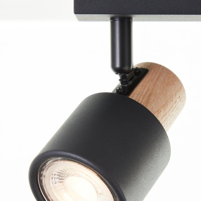 Moderne plafondspot zwart, Soscha