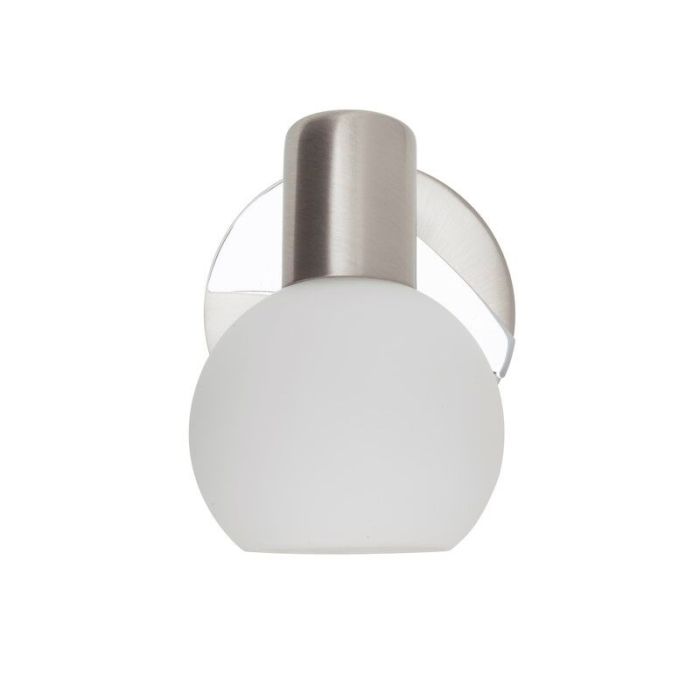 Glazen wandlamp chroom, Ronaldo