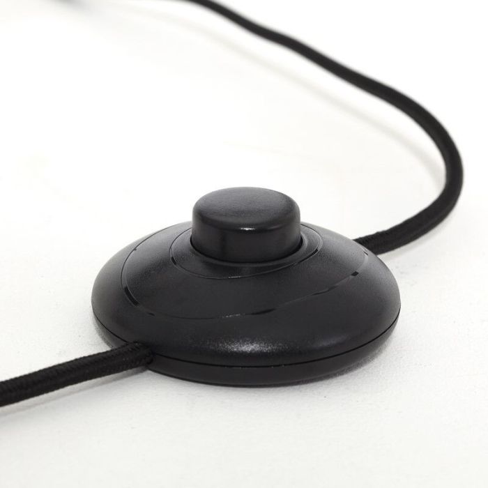 Industriële driepoot vloerlamp zwart, Alexi, met schakelaar