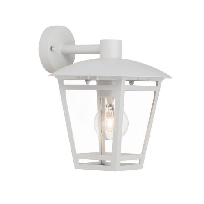 Moderne buitenlamp wit, Jedidjah, IP44
