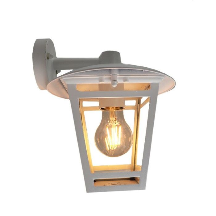 Moderne buitenlamp wit, Jedidjah, IP44