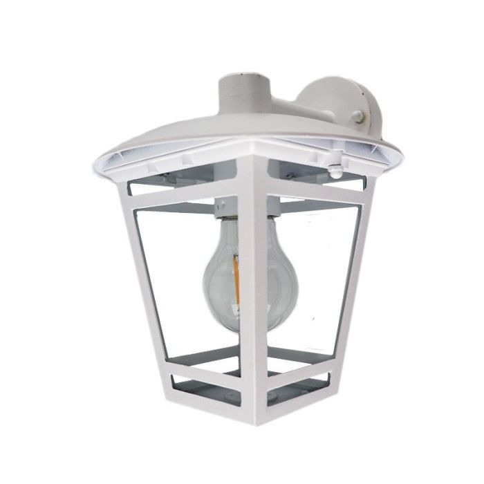 Moderne buitenlamp wit, Jedidjah, IP44