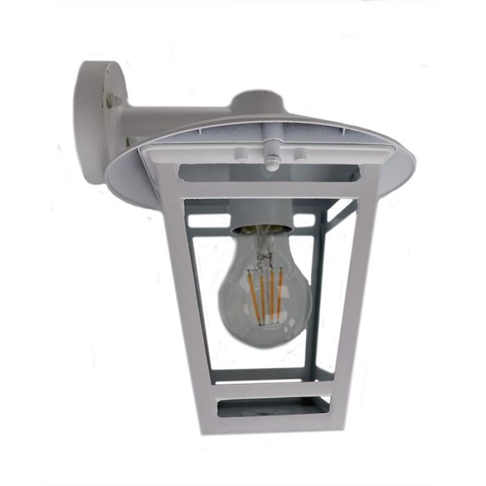 Moderne buitenlamp wit, Jedidjah, IP44