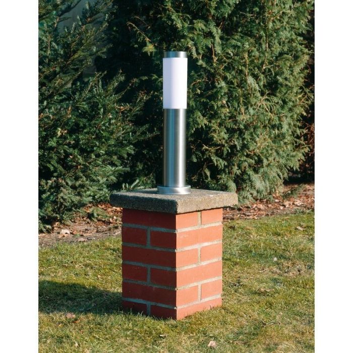 Kunststof buitenlamp chroom, Tom, IP44
