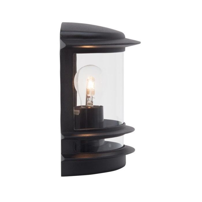 Zwarte buiten wandlamp Zare