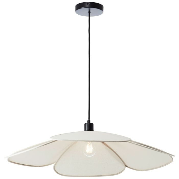 Landelijke hanglamp beige, Tomer