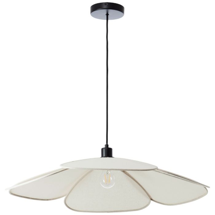 Landelijke hanglamp beige, Tomer