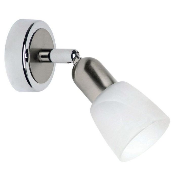 Metalen wandlamp chroom, Ingo